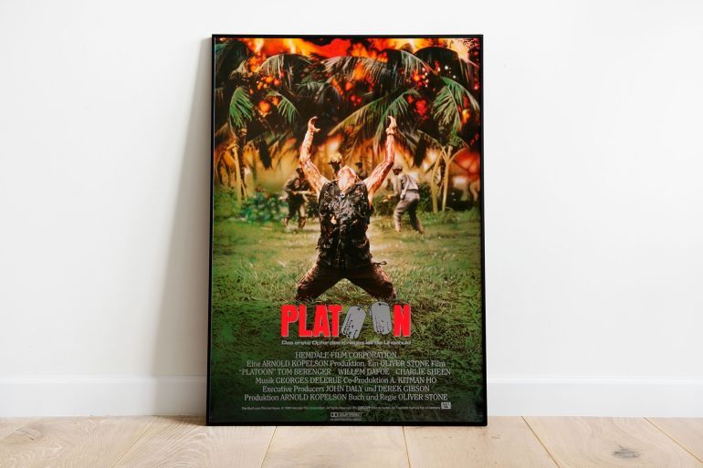 Platoon movie poster