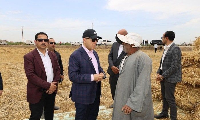 محافظ كفرالشيخ ووزير زراعة مدغشقر يتفقدان مركز ميكنة الأرز بميت الديبة محافظ كفرالشيخ ووزير زراعة مدغشقر يتفقدان مركز ميكنة الأرز بميت الديبة
