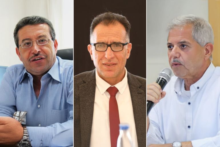 إبراهيم ابو جابر خبير في الشؤون الاسرائيليه - المحلل السياسي والكاتب المختص بالشأن الإسرائيلي مصطفى ابراهيم - نصر عبد الكريم أكاديمي اقتصادي من فلسطين