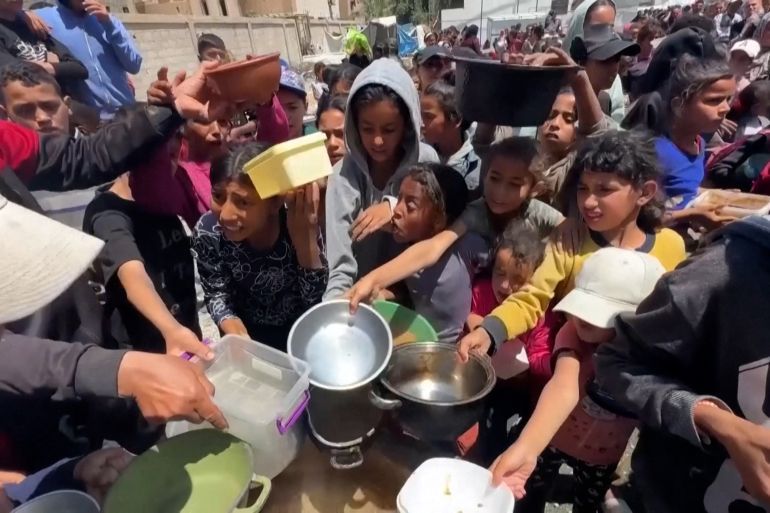 Palestinian grandmother speaks of struggle to provide meals for family