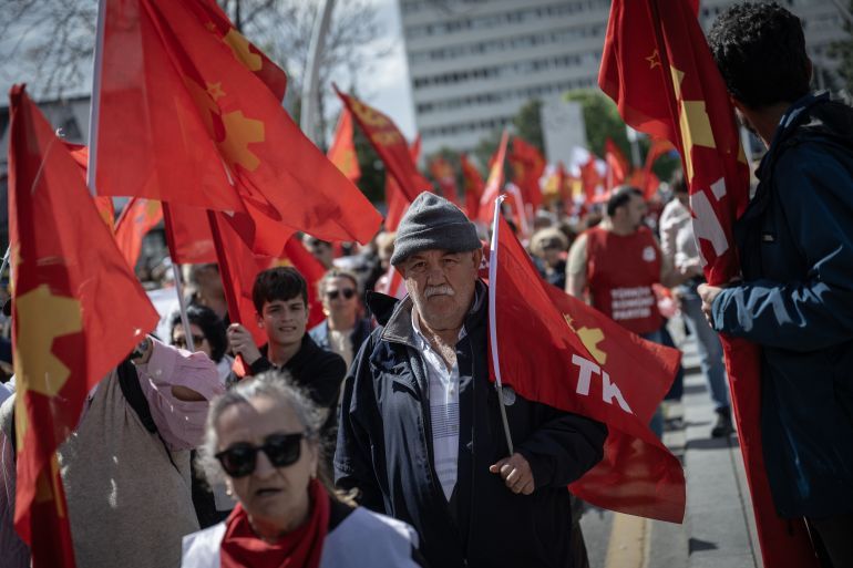 International Labour Day in Turkiye's Ankara