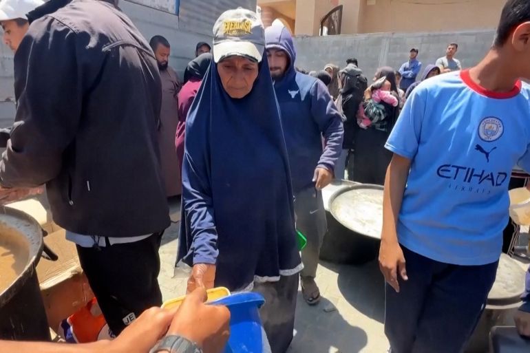Palestinian grandmother speaks of struggle to provide meals for family