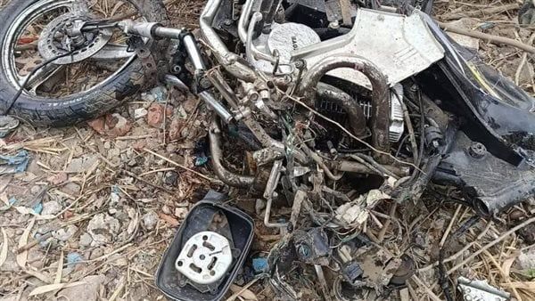مصرع شاب في تصادم دراجة نارية وملاكي في المنوفية مصرع شاب في تصادم دراجة نارية وملاكي في المنوفية