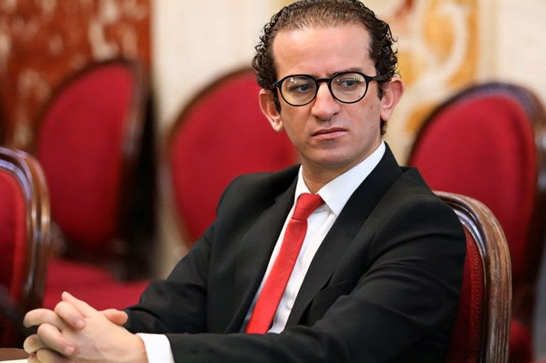 أسامة الخليفي رئيس كتلة حزب قلب تونس في البرلمان السابق