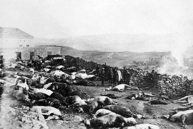 Defence of the Citadel of Rachaya, Druze rebellion, Jabal el Druze, Syria, 1925. The Druze rebellion was a revolt by Syrian nationalists against the French mandate authorities who ruled Syria after the Ottoman Empire was broken up after World War I. The rebellion was suppressed by the French army. (Photo by Art Media/Print Collector/Getty Images)
