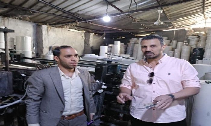 ضبط 2.5طن خامات تصنيع بلاستيك مجهولة المصدر داخل مصنع «بير سلم» بإيتاي البارود ضبط 2.5طن خامات تصنيع بلاستيك مجهولة المصدر داخل مصنع «بير سلم» بإيتاي البارود