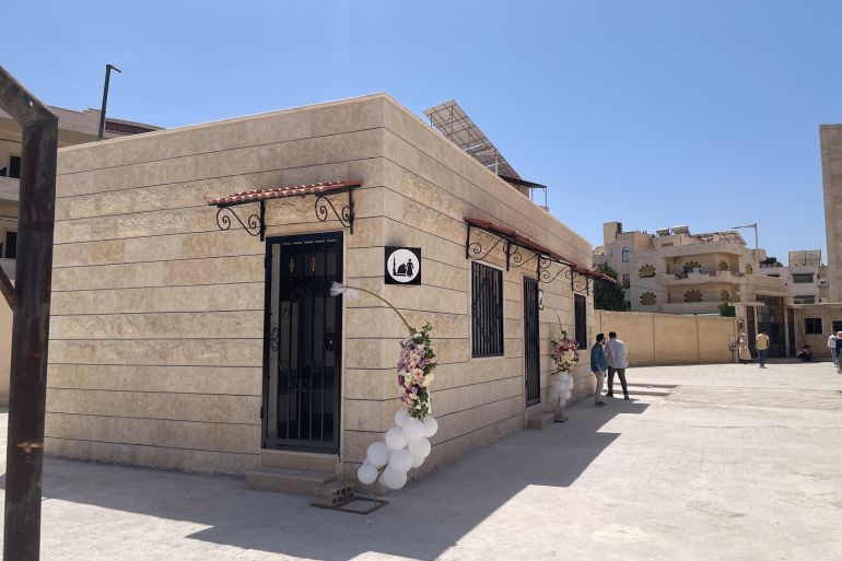 المصلى الاول في الكلية التطبيقية في جامعة حماة