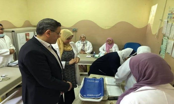 مدير صحة المنوفية يتفقد مستشفى بركة السبع مدير صحة المنوفية يتفقد مستشفى بركة السبع
