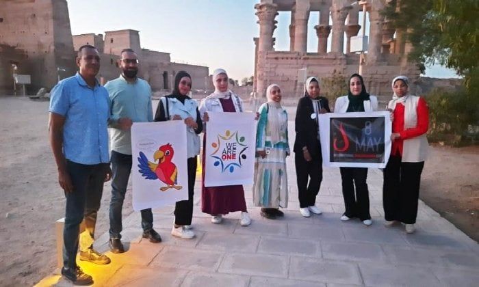 أسوان تتألق بالأحمر تضامنًا مع مرضى الثلاسيميا في يومهم العالمي أسوان تتألق بالأحمر تضامنًا مع مرضى الثلاسيميا في يومهم العالمي