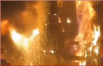 حريق ميدان سفير