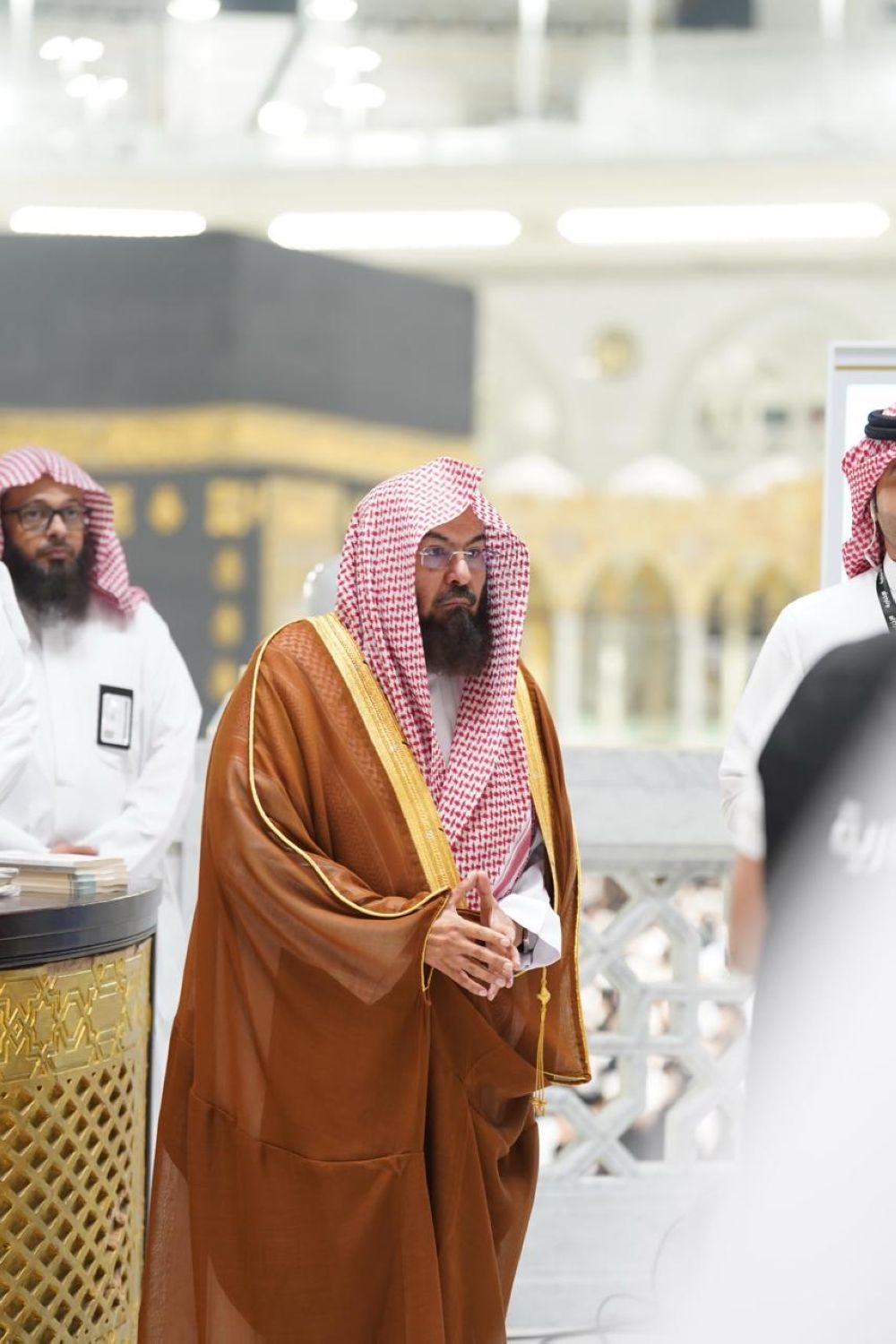 رئيس الشؤون الدينية خلال الجولة