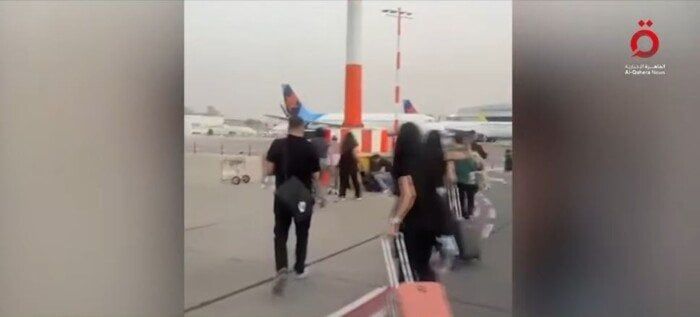 عاجل| توقف حركة الملاحة الجوية في مطار بن جوريون بسبب إطلاق صاروخ من اليمن عاجل| توقف حركة الملاحة الجوية في مطار بن جوريون بسبب إطلاق صاروخ من اليمن