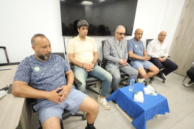 تفاصيل جلسة أشرف نصار مع لاعبي البنك قبل مواجهة الأهلي بدوري نايل تفاصيل جلسة أشرف نصار مع لاعبي البنك قبل مواجهة الأهلي بدوري نايل