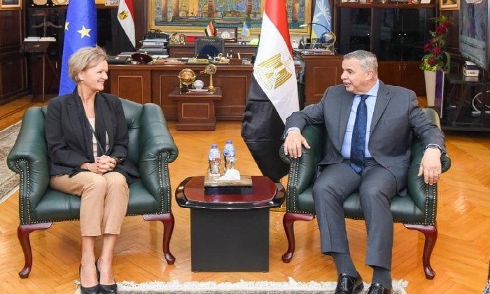 محافظ الإسكندرية يستقبل سفيرة الاتحاد الأوروبي لبحث سبل التعاون المشترك محافظ الإسكندرية يستقبل سفيرة الاتحاد الأوروبي لبحث سبل التعاون المشترك