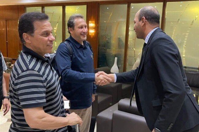 الفوج الأول من الرياضيين المصريين يعود إلى القاهرة قادما من ليبيا الفوج الأول من الرياضيين المصريين يعود إلى القاهرة قادما من ليبيا