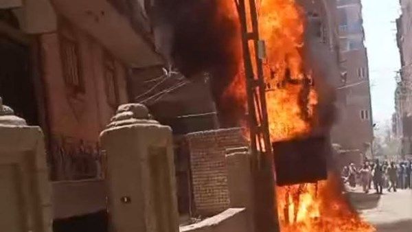 السيطرة على حريق في محول للكهرباء بالقليوبية السيطرة على حريق في محول للكهرباء بالقليوبية