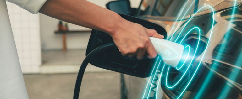 سيارة كهربائية Electric car المصدر: شترستوك 1927998263