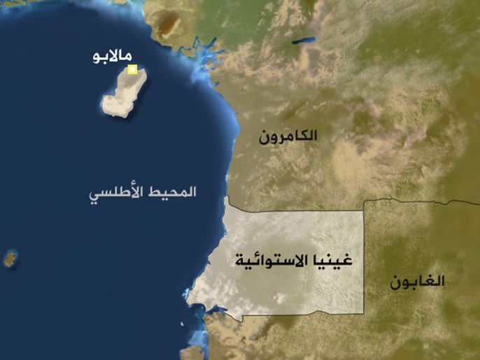 خريطة غينيا الاستوائية - جديد