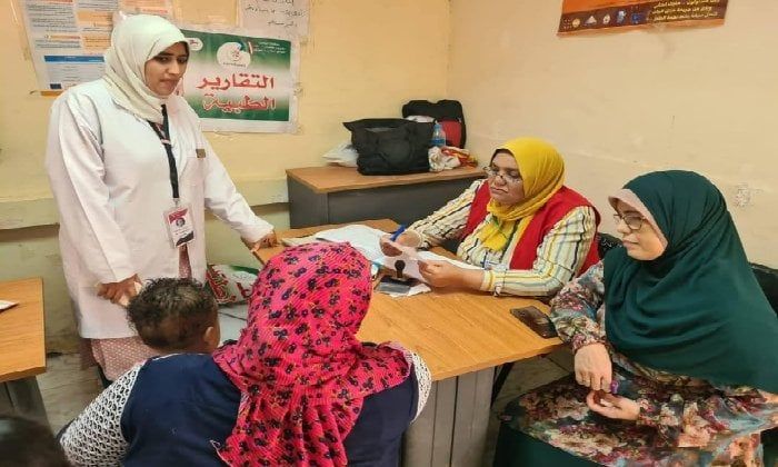 كشف وعلاج لـ 680 مواطنًا في قافلة طبية مجانية بدلنجات البحيرة كشف وعلاج لـ 680 مواطنًا في قافلة طبية مجانية بدلنجات البحيرة
