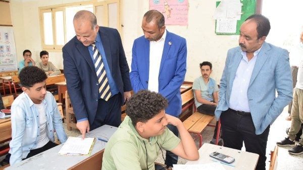 هدوء وانتظام سير امتحانات إعدادية إدارة جنوب بورسعيد التعليمية