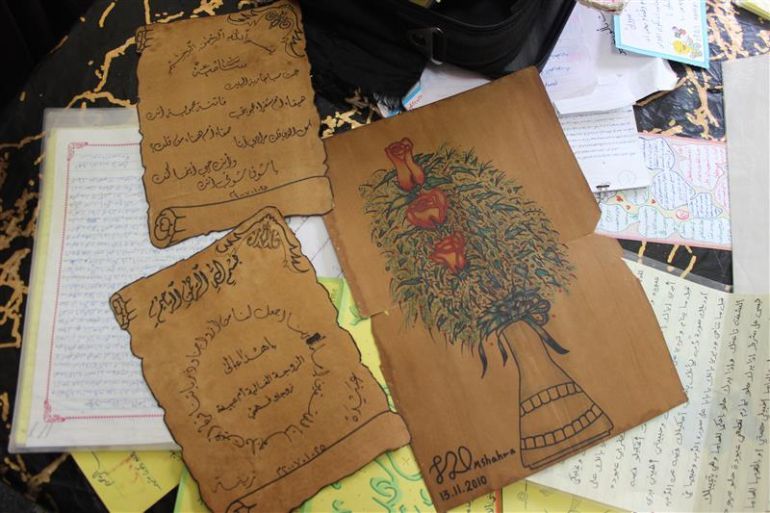 السواحرة الشرقية، رسائل وصلت إلى سامية من زوجها فهمي مشاهرة من داخل السجون (أرشيف الجزيرة نت
