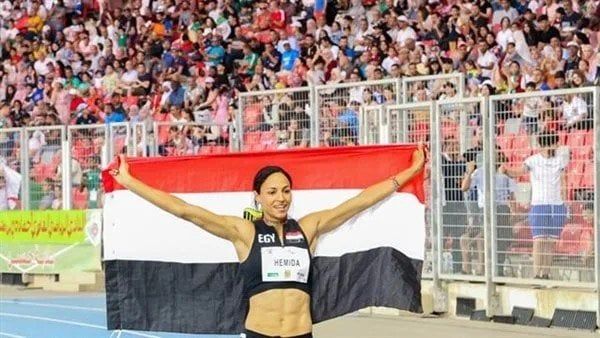 بعد فوزها بذهبية ملتقى ألعاب القوى بإيطاليا.. «قومي المرأة» يهنئ العداءة بسنت حميدة بعد فوزها بذهبية ملتقى ألعاب القوى بإيطاليا.. «قومي المرأة» يهنئ العداءة بسنت حميدة
