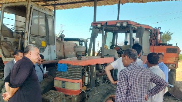 لتبني أحدث التقنيات.. رئيس تحسين الأراضي يتفقد محطات الزراعة الآلية بالغربية لتبني أحدث التقنيات.. رئيس تحسين الأراضي يتفقد محطات الزراعة الآلية بالغربية
