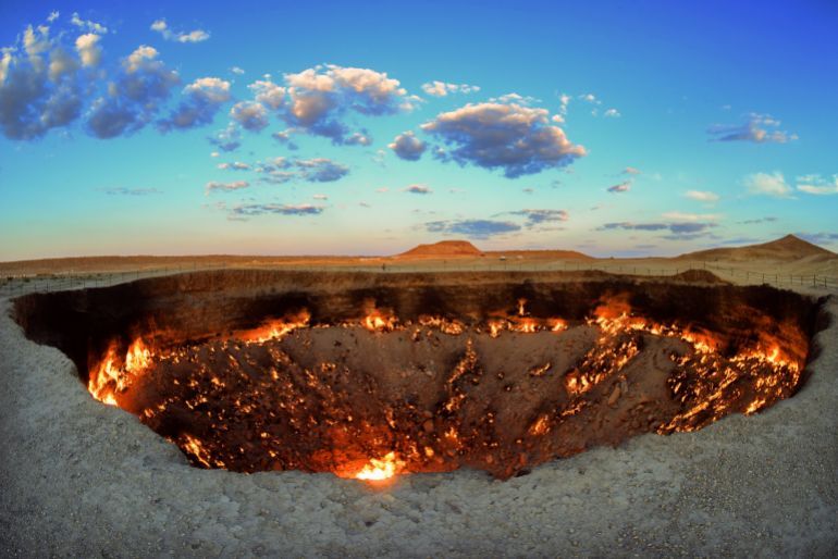 The crater fire named