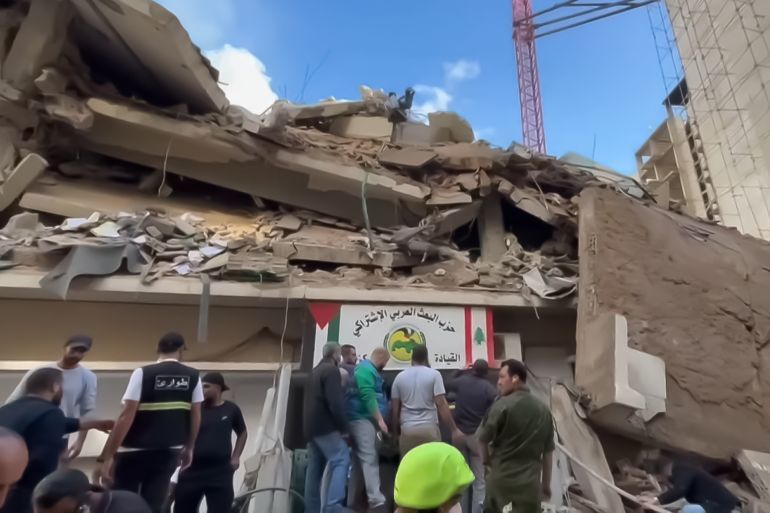 استهداف مسؤول العلاقات الإعلامية في حزب الله بغارة إسرائيلية لقطة شاشة الجزيرة