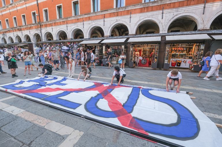 VENICE, ITALY - JUNE 13: