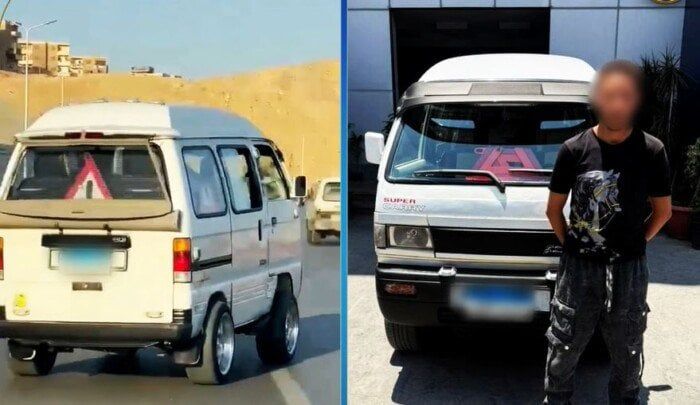 «الداخلية» تكشف ملابسات قائد سيارة بالسير برعونة في المقطم.. فيديو «الداخلية» تكشف ملابسات قائد سيارة بالسير برعونة في المقطم.. فيديو