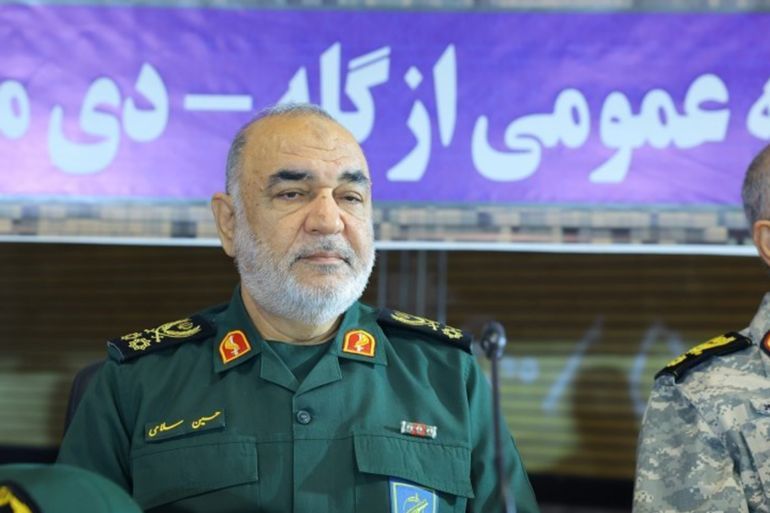 القائد العام للحرس الثوري اللواء حسين سلامي المصدر: وكالة الأنباء تسنيم الإيرانية
