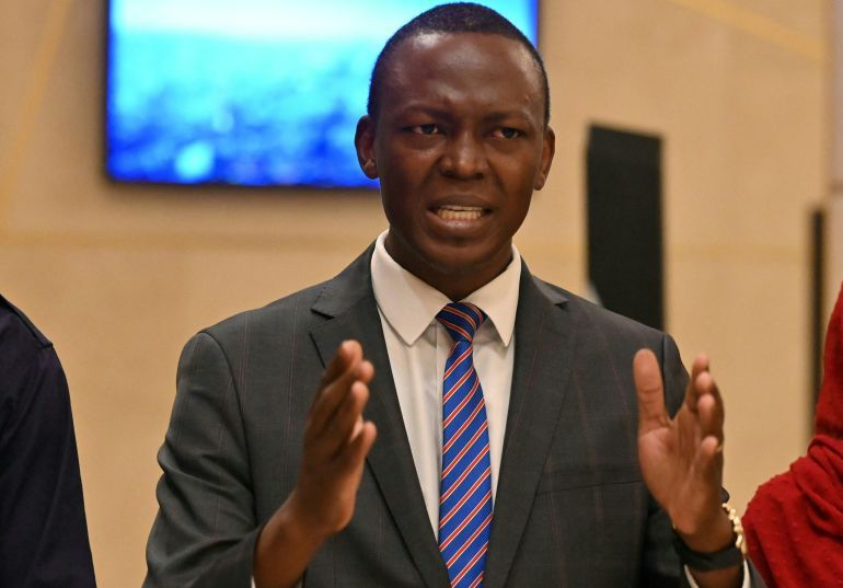 Succès Masra, the president of Chadian opposition party