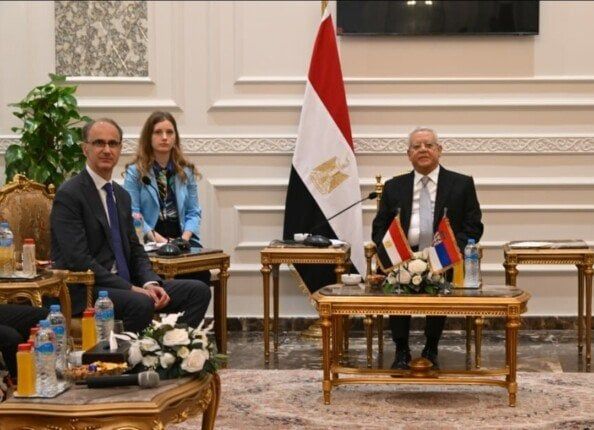 جبالي يستقبل رئيس وزراء جمهورية صربيا جبالي يستقبل رئيس وزراء جمهورية صربيا
