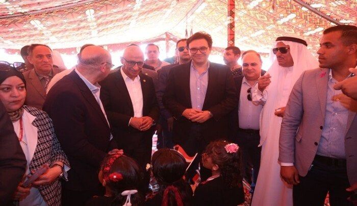 وزير الثقافة ومحافظ شمال سيناء يفتتحان بيت ثقافة قاطية