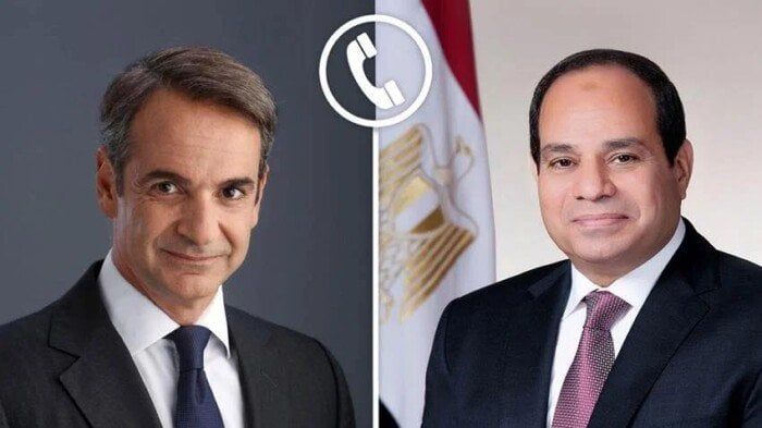 الرئيس السيسي ورئيس وزراء اليونان: التصعيد الإيراني الإسرائيلي لا يجب أن يحجب الأنظار عن مأساة غزة الرئيس السيسي ورئيس وزراء اليونان: التصعيد الإيراني الإسرائيلي لا يجب أن يحجب الأنظار عن مأساة غزة