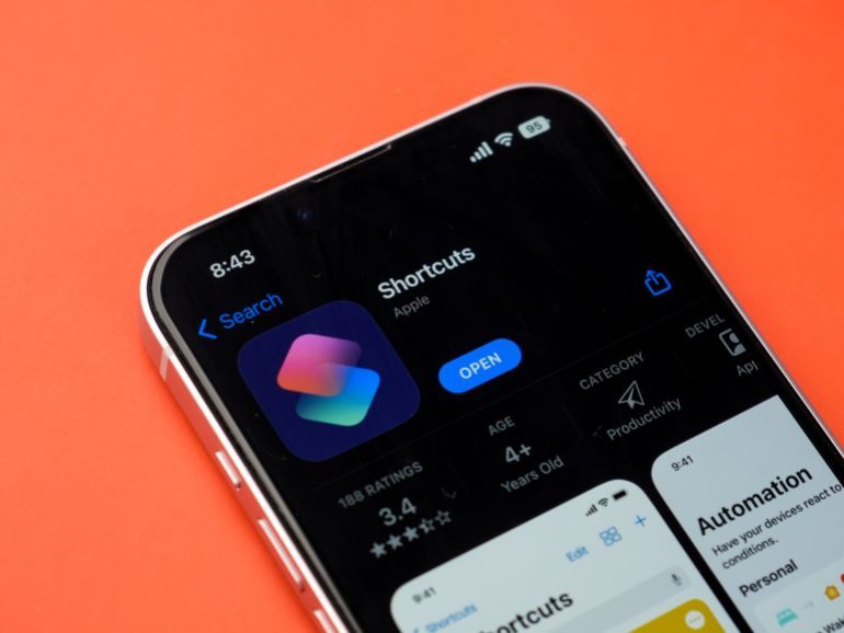 لتطبيق shortcut على آيفون
