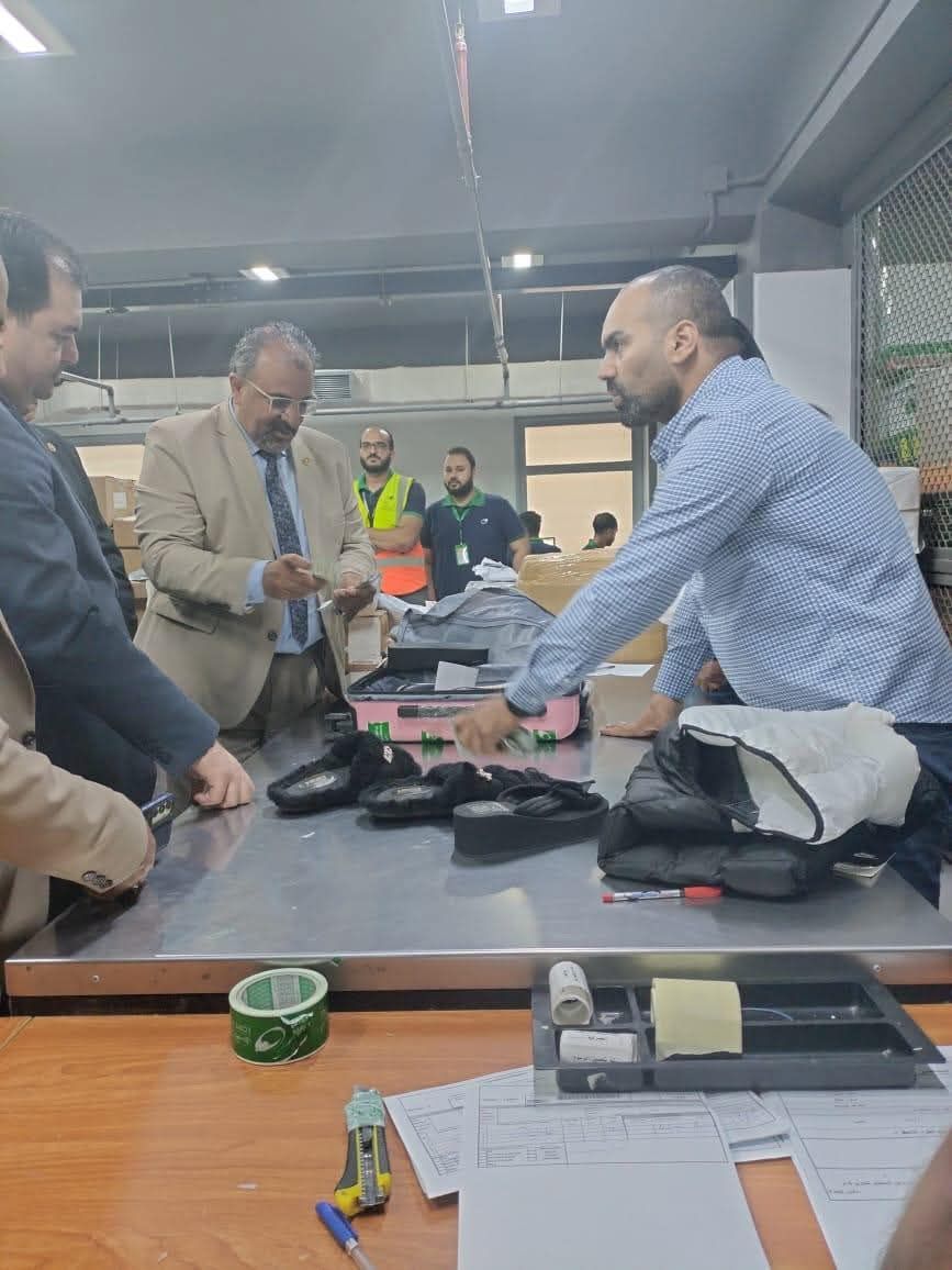 أثناء التفتيش