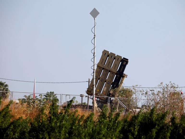 An Iron Dome anti-missile system can be seen at the Israeli side of the border between Israel and Lebanon, northern Israel, August 26, 2019 . REUTERS/Amir Cohen