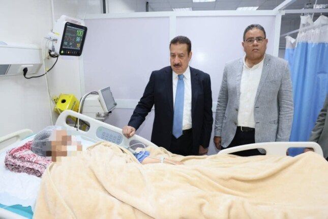 محافظ المنوفية يزور مصابي حادث الإقليمي للاطمئنان على جودة الخدمات الطبية محافظ المنوفية يزور مصابي حادث الإقليمي للاطمئنان على جودة الخدمات الطبية