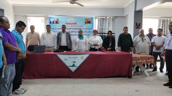 مدير الرياضة بالقليوبية يشارك في أنشطة دعم الجوالة والجوالات للمبادرات المجتمعية