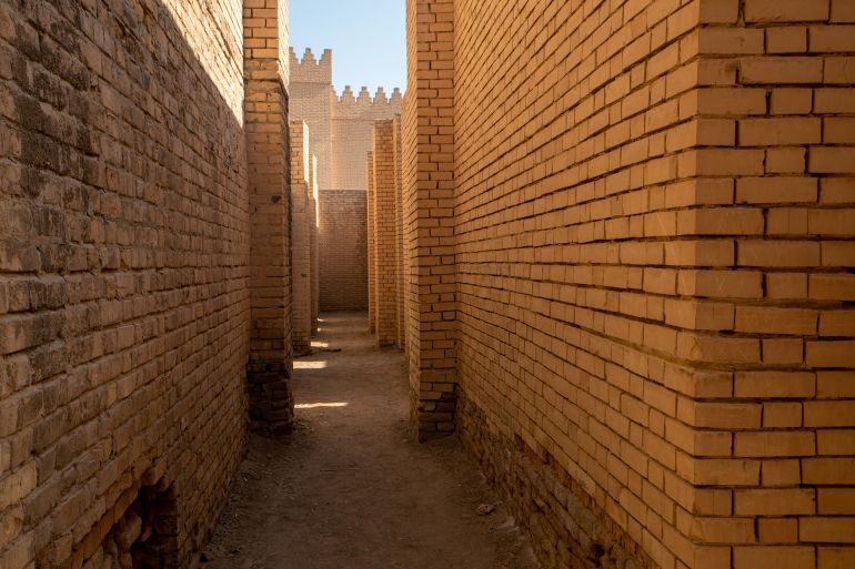 Architecture of the ancient city of Babylon, Iraq