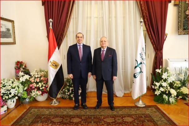 رئيس مجلس الدولة يستقبل وزير الشئون النيابية والقانونية لتقديم التهنئة رئيس مجلس الدولة يستقبل وزير الشئون النيابية والقانونية لتقديم التهنئة