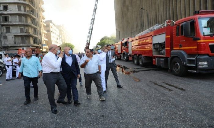 بدون خسائر بشرية.. الحماية المدنية تتمكن من إخماد حريق مبنى سنترال رمسيس بدون خسائر بشرية.. الحماية المدنية تتمكن من إخماد حريق مبنى سنترال رمسيس