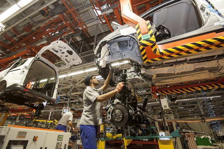 Turkey - December 17,2014 :Ford car factory. Izmit factory.; Shutterstock ID 502840762; purchase_order: aj; job: ; client: ; other: