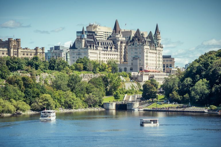 Fairmont Château Laurier in Ottawa, Ontario, Canada