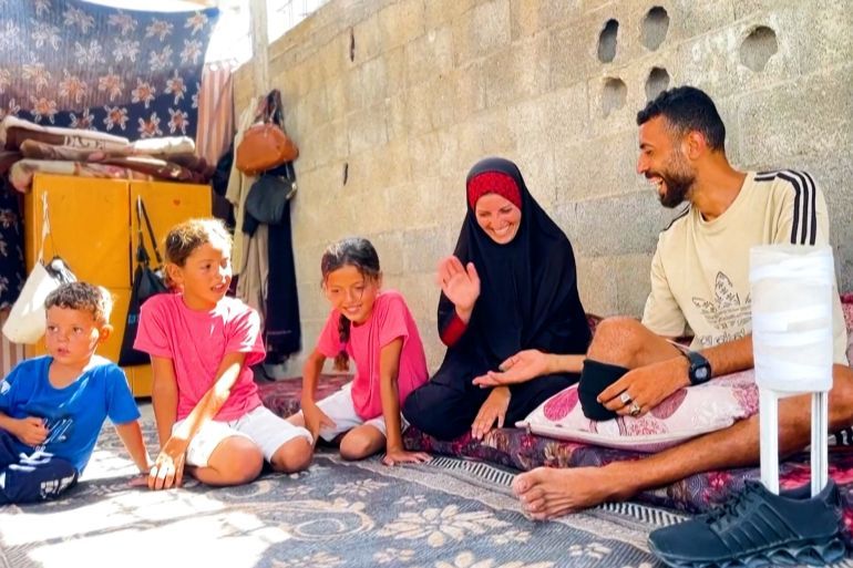 إبراهيم الغزي يصنع ساقا صناعية بنفسه بعد إصابته