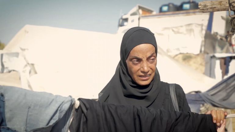 سلوى دحلان، فلسطينة وحيدة تعاني المجاعة