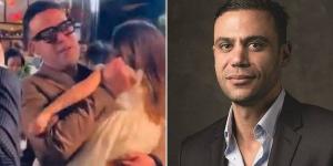 محمد إمام يحمل ابنته خديجة في ظهور نادر - الكويت الاخباري