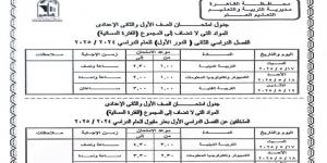 جدول امتحانات الترم الثاني 2025 لجميع المحافظات.. اعرف مواعيد امتحانات أولادك الآن - الكويت الاخباري